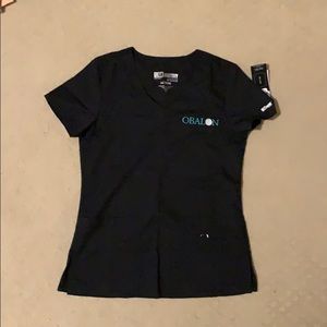 Grey’s Anatomy black scrub top